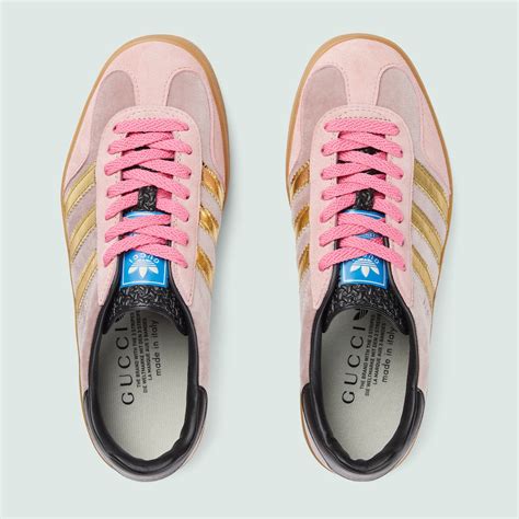 adiddas x gucci|Adidas X Gucci gazelle pink.